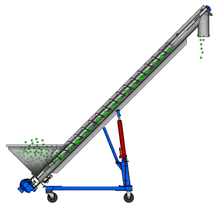 湖北螺旋上料機(jī)廠家定制-高效螺旋提升機(jī)解決方案